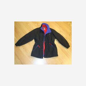 Lands End Coat Black Youth Kids Size L